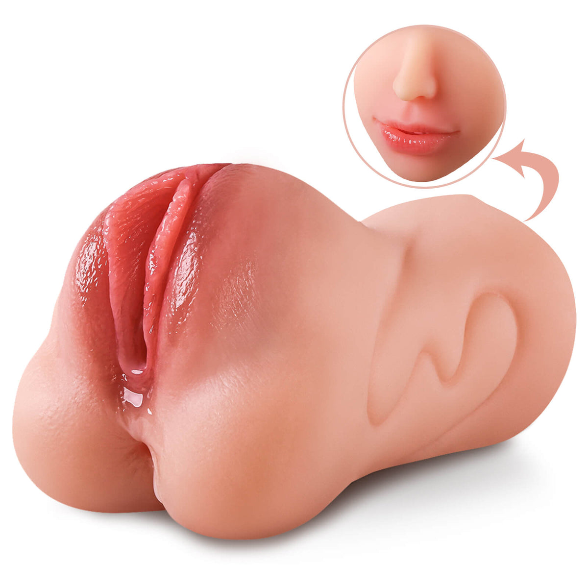 SATO| Portable Realistic Blowjob Stimulator Pocket Pussy Male Toy