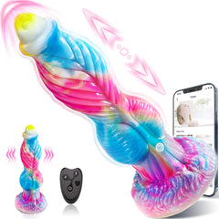 10.2 inch Fantastic 3 in 1 Realistic Huge dildo Vibrator Sex Toy-App Control