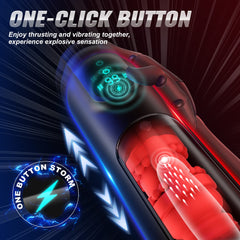 8 Vibrating and Thrusting Modes Male Masturbators