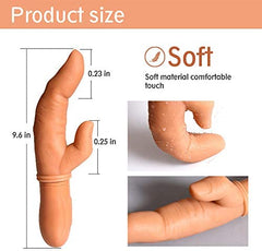 Deep G Spot Sex Fingers Shape Vibrator Thrusting Rotating with USB Charging