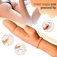 Deep G Spot Sex Fingers Shape Vibrator Thrusting Rotating with USB Charging