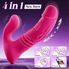 Sohimi Wearable Thrusting and Vibrating App Control Vibrator Female Toy