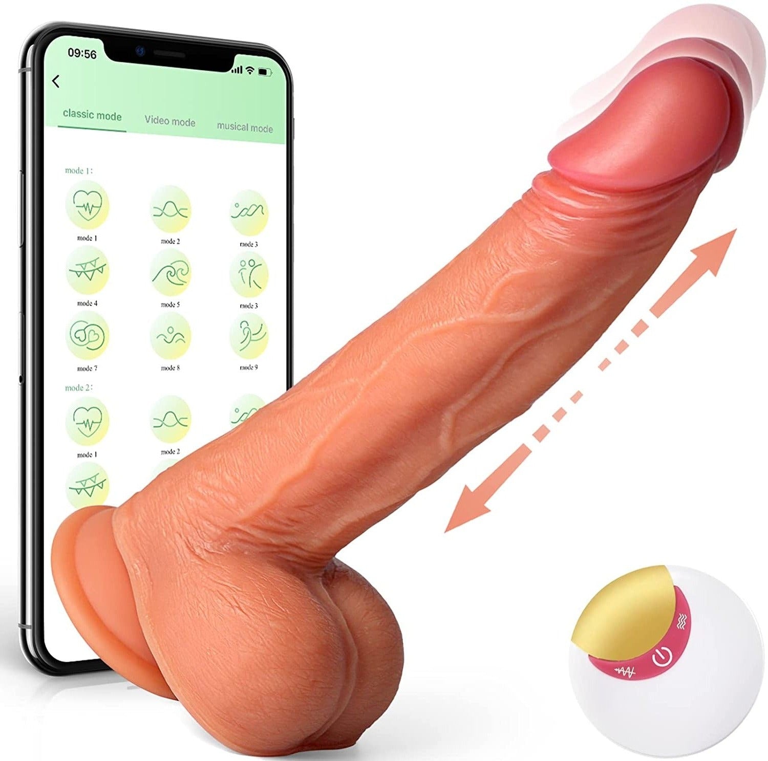 APP Controlled Realistic Dildo