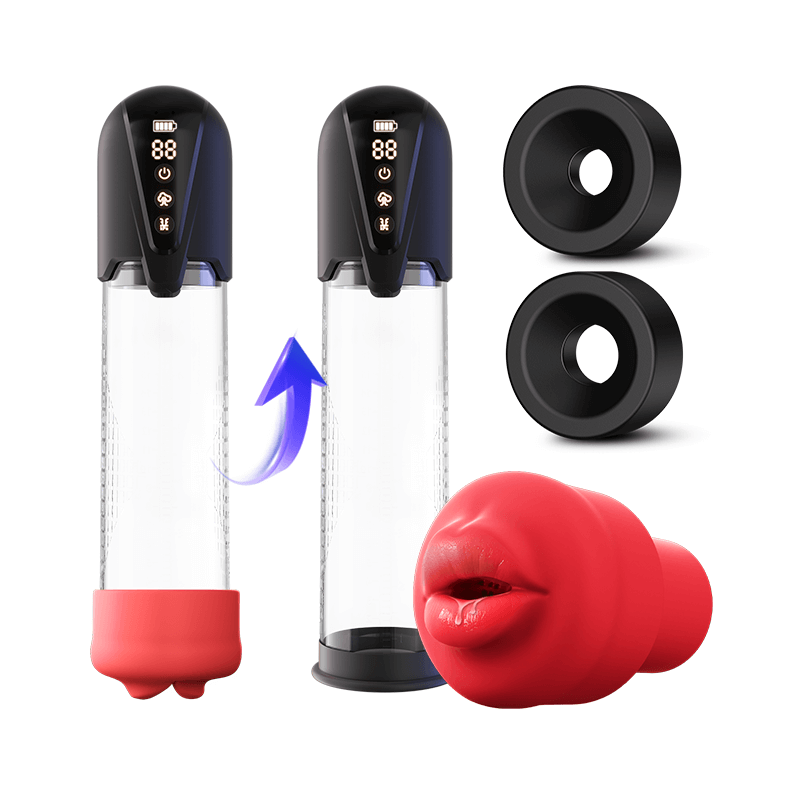 DEMON| Automastic Penis Extender Male Masturbator Mouth Sex Toy - Sohimi