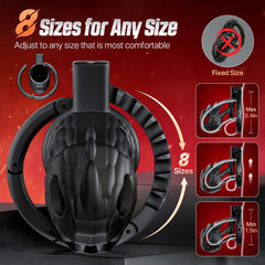 DOKEHU| Adjustable Hollow Out Male Chastity Cage SM - Sohimi