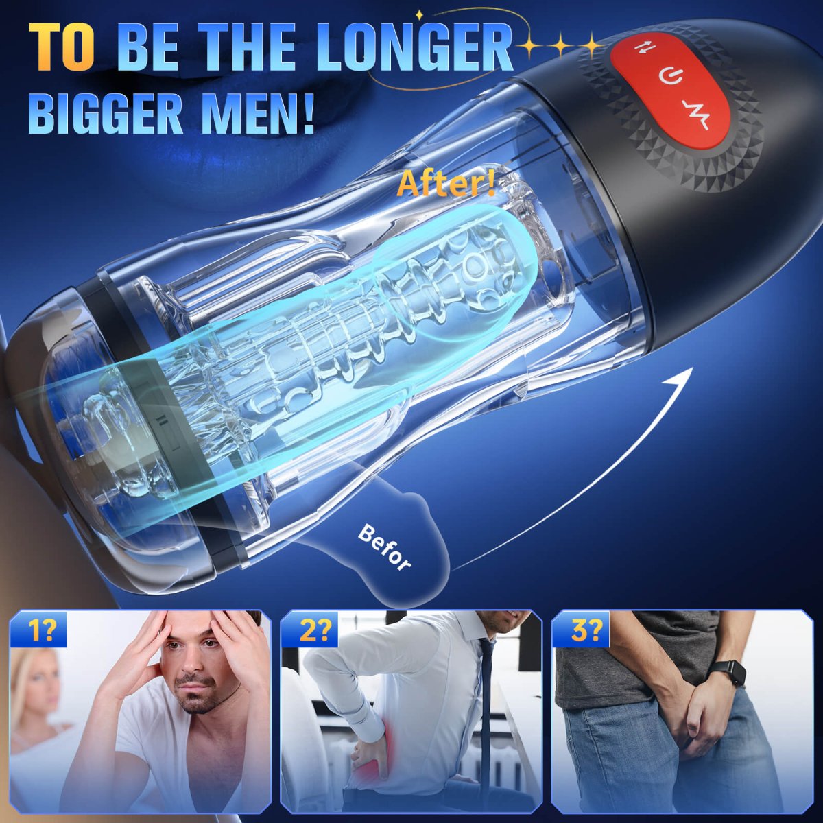 ELROY| Upgraded Suction and Vibration App Control Male Masturbator - Sohimi